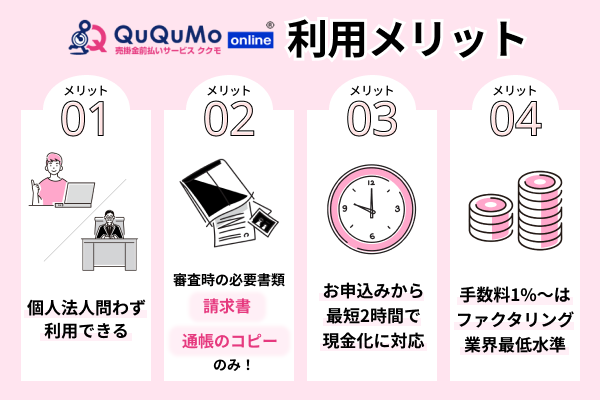 QuQuMoのメリット