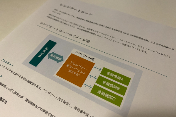 シンジケートローンのイメージ図
